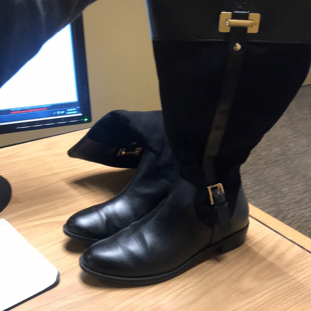 tall boots 8.5 extended calf
